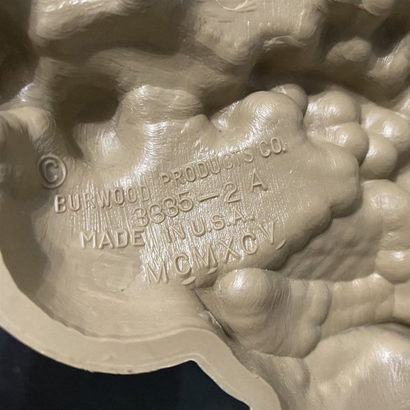 VINTAGE BURWOOD PLAQUES FRUIT SWAG KITCHEN DECOR WALL ART 1995 SET OF 2 - Picture 8 of 8